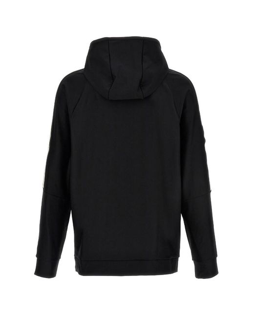 Boss Black Boss Logo Printed Zipped Hoodie for men