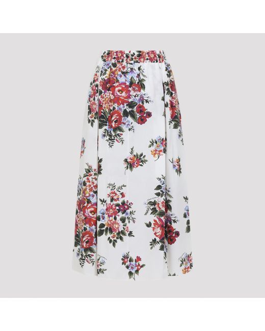 Dolce & Gabbana White Skirt