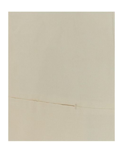 Co. White Drop Armhole Long Gilet Jacket