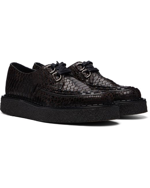 Vivienne Westwood Black X George Cox Hatton Derby Shoes for men