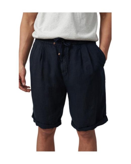 Brunello Cucinelli Black Elasticated Knee High Shorts for men