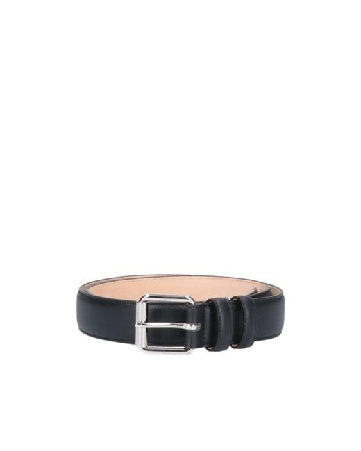 A.P.C. White Slim Buckle Belt for men