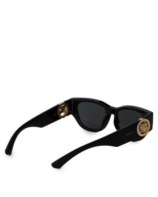 Burberry White Square Sunglasses