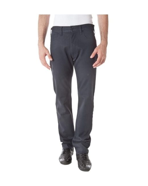 Armani Jeans Blue Cotton Jeans for men
