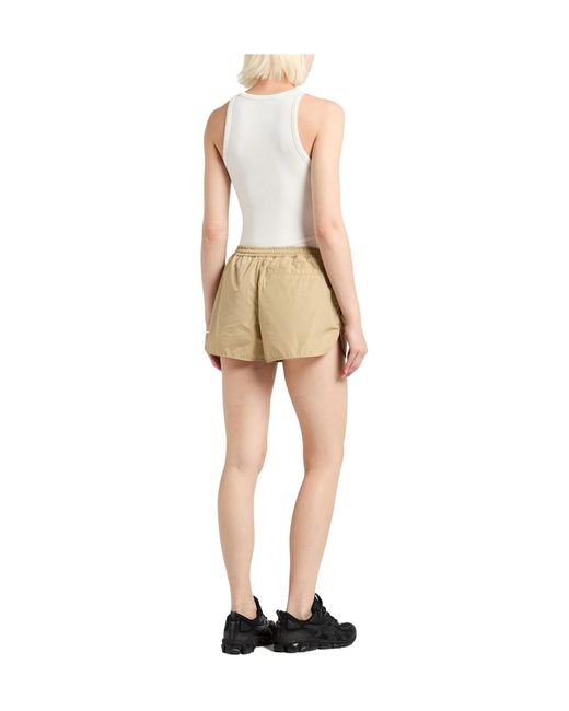 Burberry Natural Solid Color Shorts