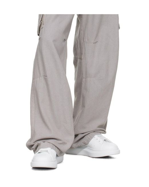 McQueen White Oversized Sneakers for men