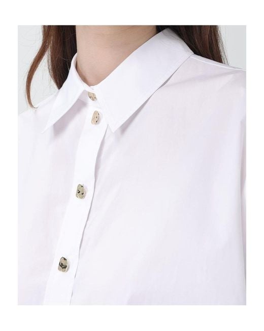Liu Jo White Short Sleeve Buttoned Shirt
