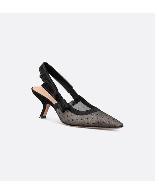 Dior Black J'A Slingback Pump