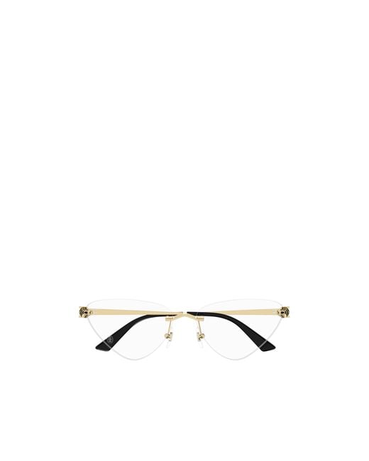 Cartier Multicolor Cat-Eye Frame Glasses