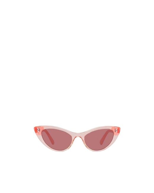 Stella McCartney Pink Eyewear Cat-Eye Frame Sunglasses