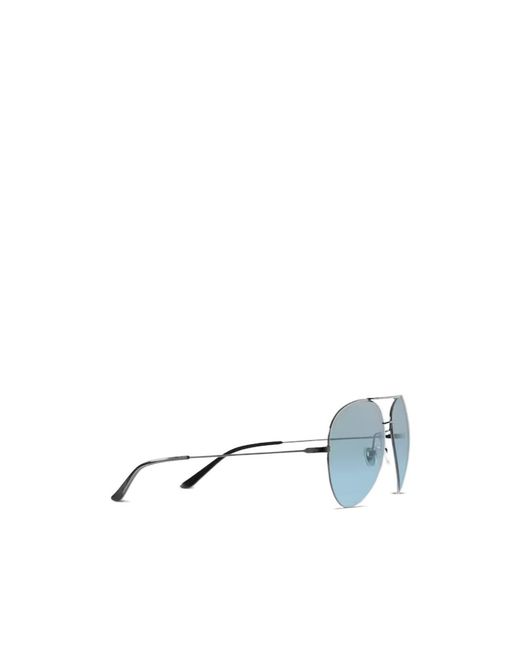 Gucci Blue Pilot Frame Sunglasses for men