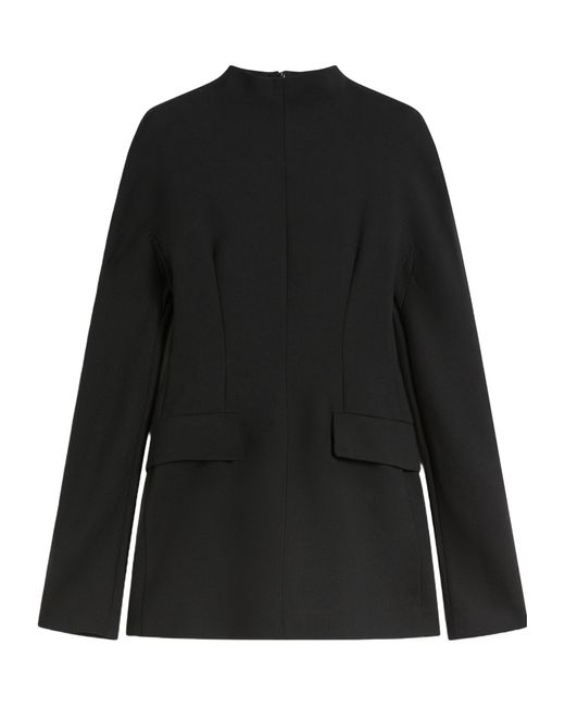 Sportmax Women's Black Tefrite Long-Sleeved Mini Dress