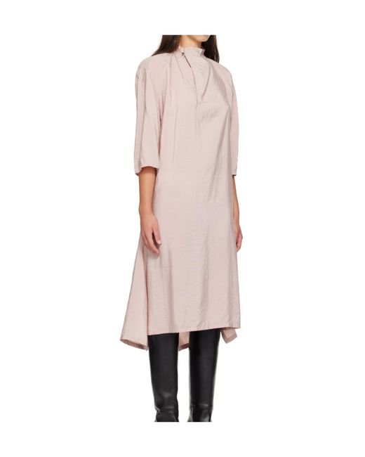 Lemaire Pink Pleated Dress
