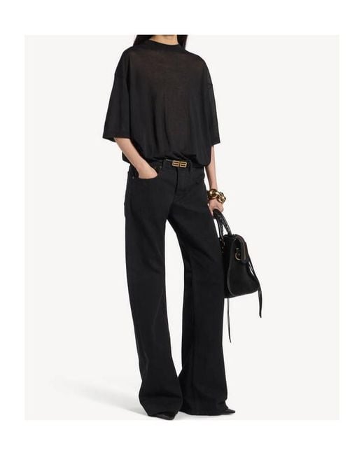 Balenciaga Black Oversized T-Shirt Body