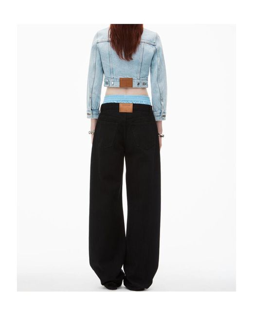 Alexander Wang Black High Waist Balloon Jeans