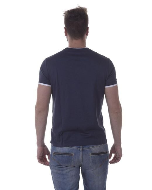 Armani Jeans Blue Logo T-Shirt for men