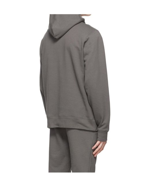 BBCICECREAM Gray Arch Logo Hoodie for men