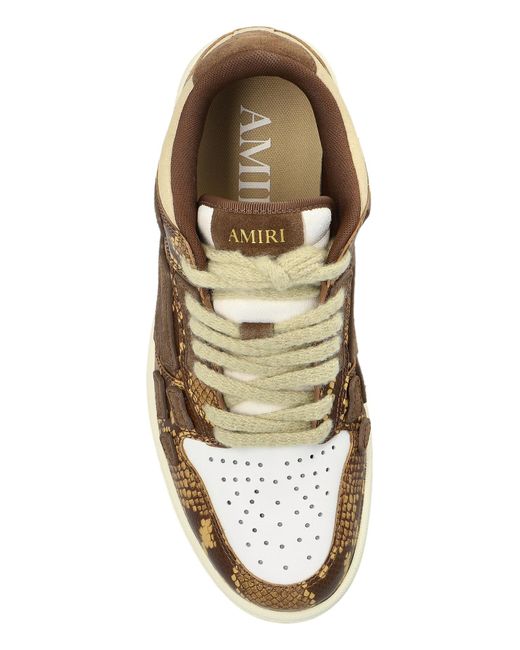 Amiri Brown Lace-Up Sneakers for men