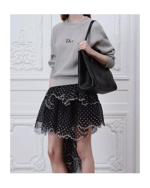 Dior Black Medium Promenade Shopping Bag