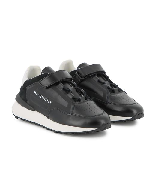 Givenchy Black Logo Strap Sneakers