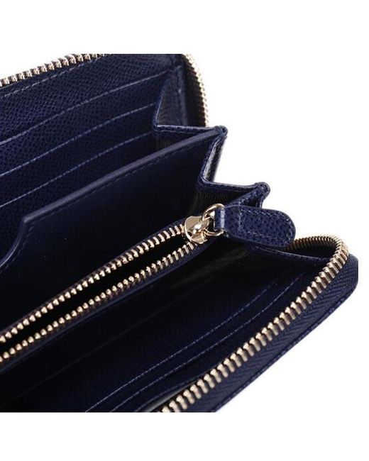 Ferragamo Blue Long Purse