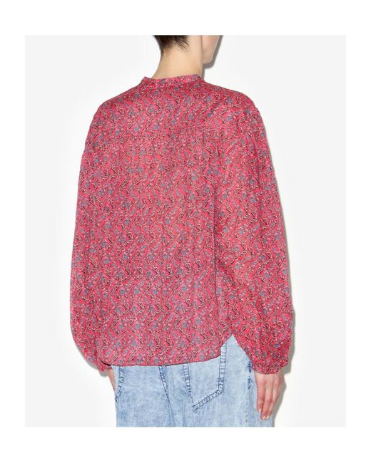 Isabel Marant Red Salika Top