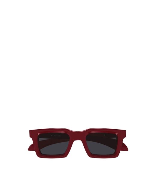 McQueen Green Eyewear Rectangular Frame Sunglasses for men