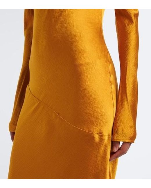 TOVE Metallic Gio Silk Satin Gown