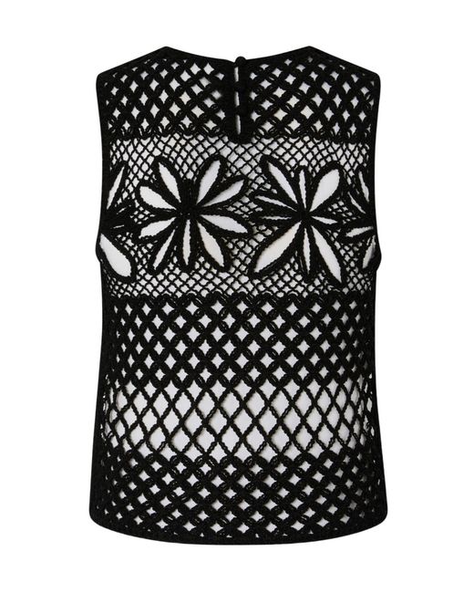 Pinko Black Sleeveless Tops