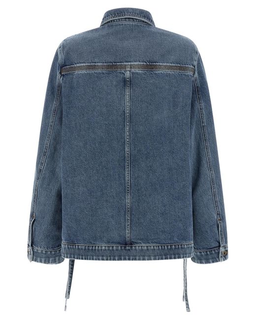 Loewe Blue Workwear Jacket