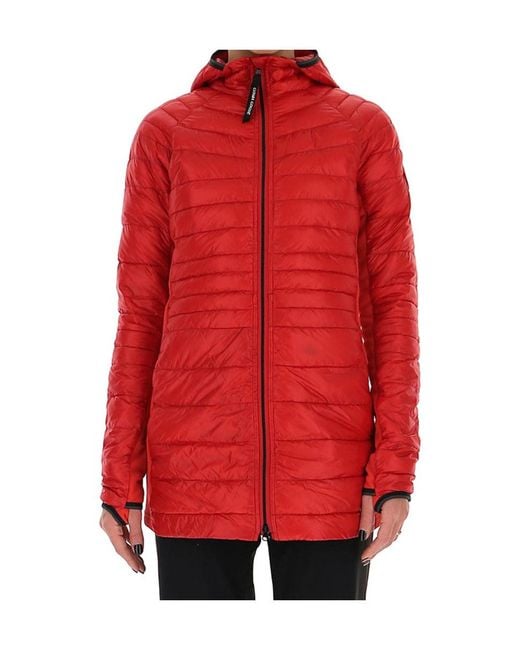 Canada Goose Red Padded Quilted Jacket