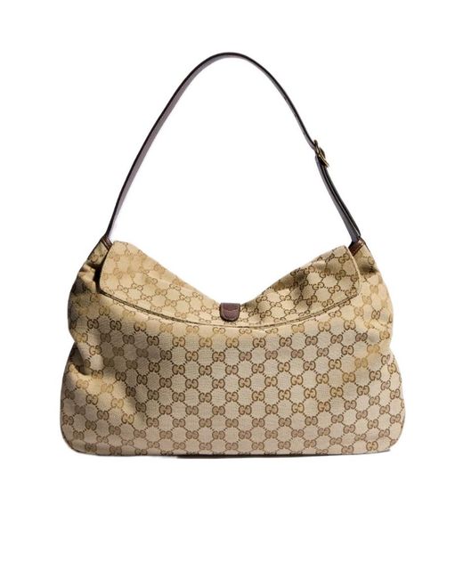 Gucci Natural Jackie Flap Large Crossbody Bag for men