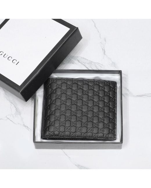 Gucci Black Double G Short Wallet for men