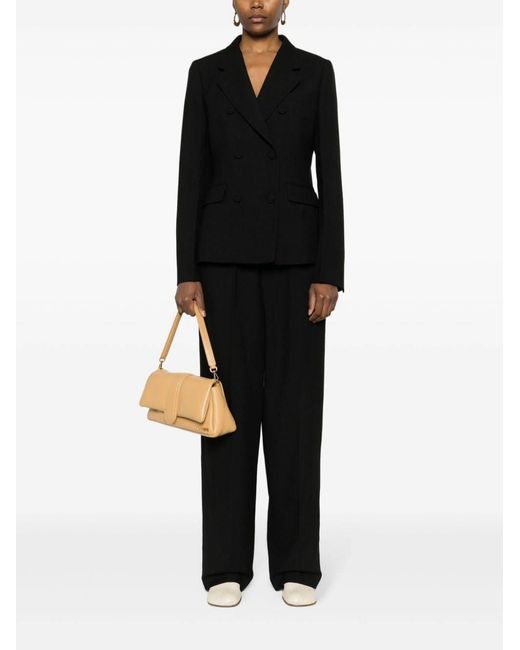 Fendi Black Double-Breasted Buttoned Jacket