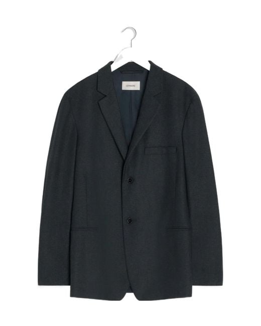 Lemaire Blue Single-Breasted Tailored Blazer for men