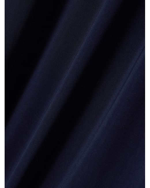 Norma Kamali Blue Stretch-Jersey Gown