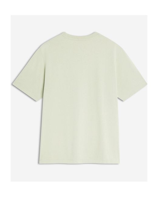 Maison Kitsuné White Maison Kitsuné Fox Head Comfort T-Shirt for men