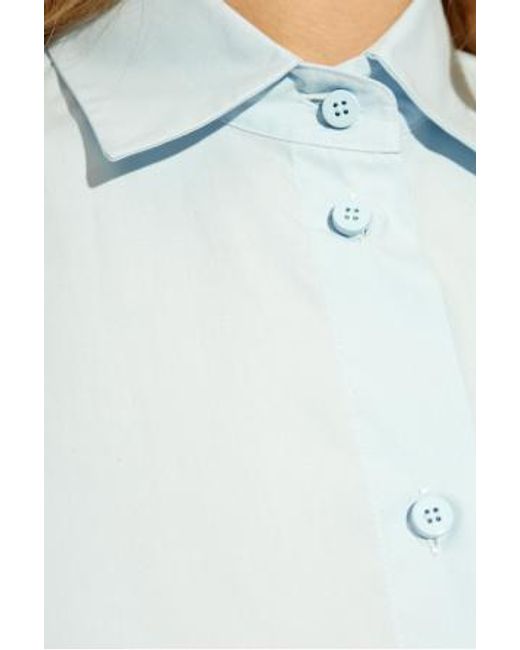 The Attico Blue The Eliza Shirt