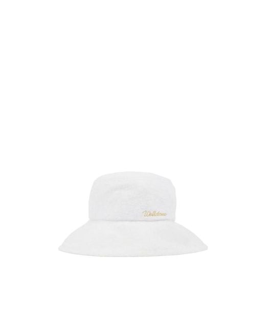 we11done White Logo Fisherman's Hat for men