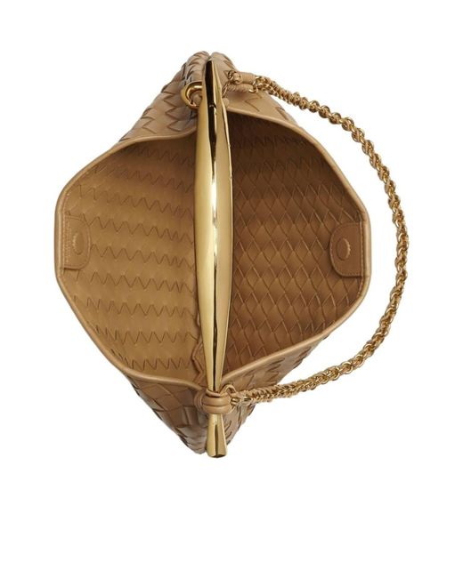 Bottega Veneta Brown Gemelli Small Shoulder Bag