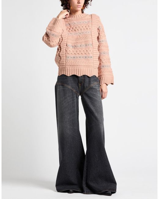 Farm Rio Pink Plain Colour Jumper
