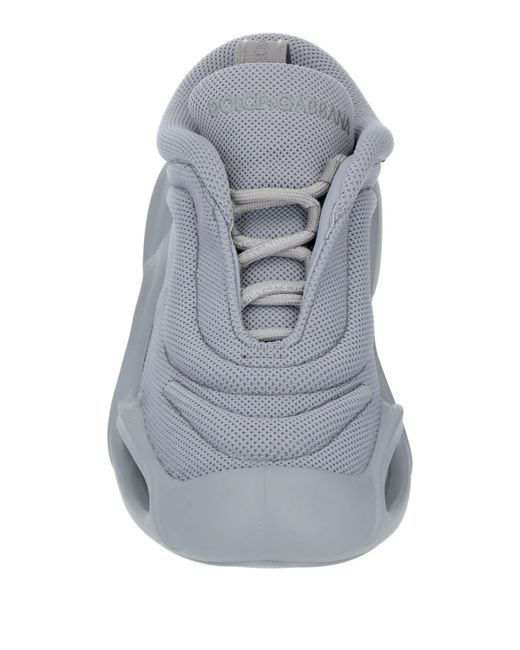 Dolce & Gabbana Gray Solid Color Sneakers