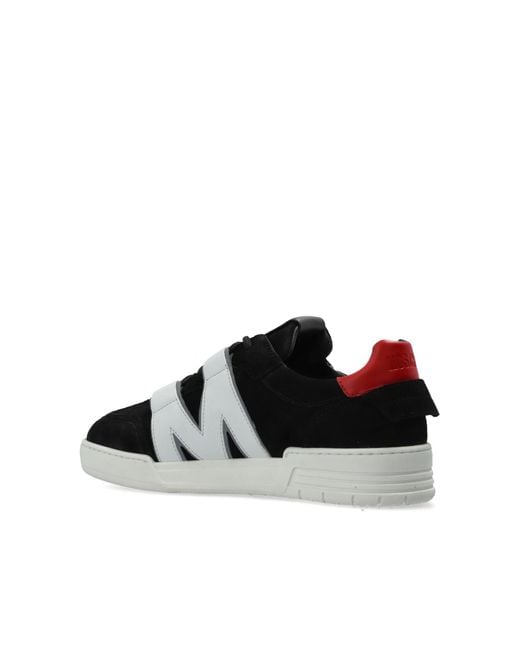 Moschino Black Round-Toe Sneakers for men