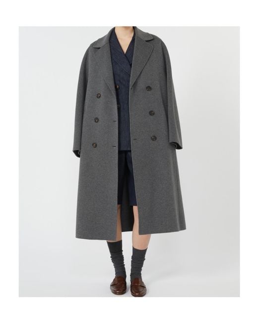 Max Mara Gray 'S Paul Double-Breasted Belted Coat