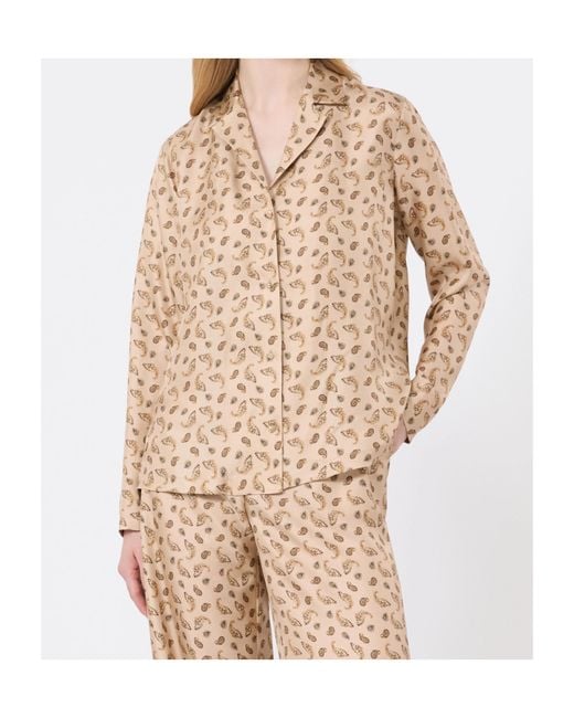 Max Mara Natural Studio Mstudente Paisley Printed Shirt