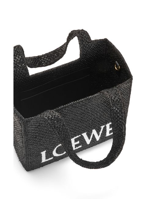 Loewe Black Font Medium Tote Bag