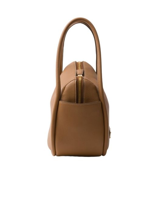 Prada Brown Darling Leather Handbag