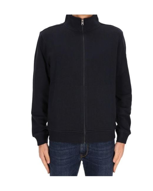 Woolrich Blue Zip-Up Casual Jacket for men
