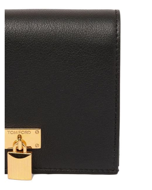 Tom Ford Black Logo Engraved Wallet