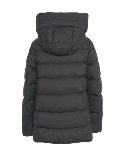 Add Gray Hooded Puffer Jacket